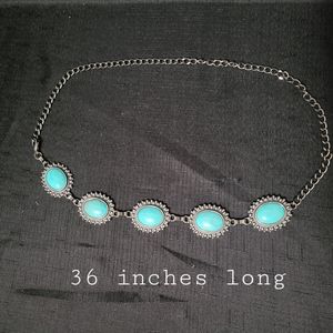 Turquoise Chain Belt